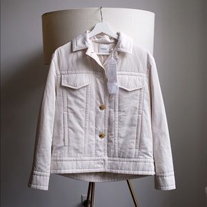NWT Vince Padded Jacket In Cobblestone